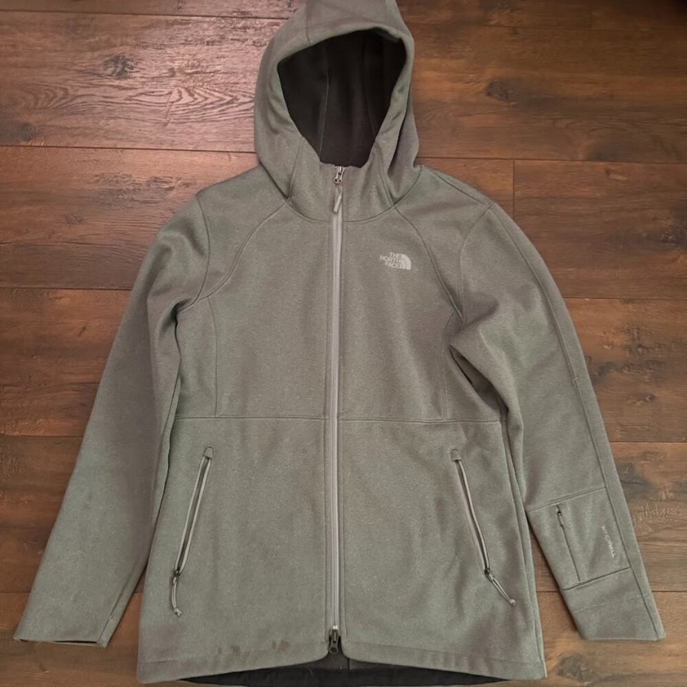 The North Face Windwall Grey Zip Up Jacket